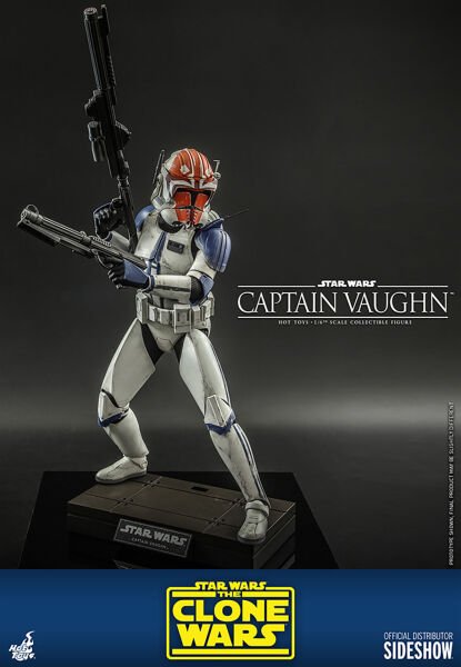 Star Wars: The Clone Wars - Captain Vaughn 1/6 Scale Koleksiyon Figürü