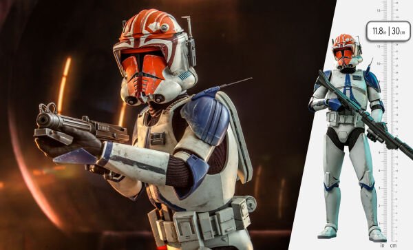 Star Wars: The Clone Wars - Captain Vaughn 1/6 Scale Koleksiyon Figürü