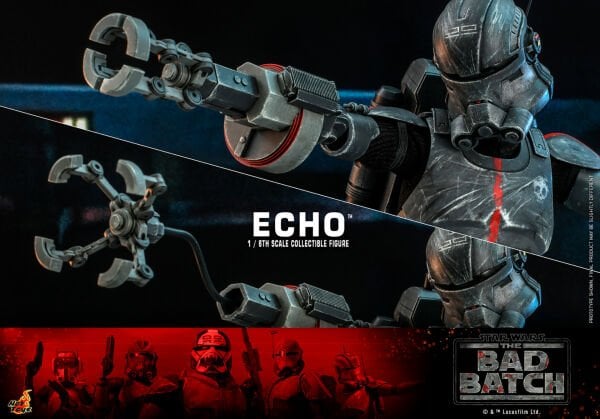Star Wars: The Bad Batch - Echo 1/6 Scale Koleksiyon Figürü