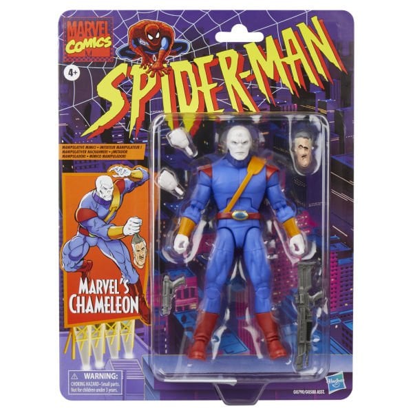 Marvel Legends Series Marvel's Chameleon (Retro Comics) Aksiyon Figürü