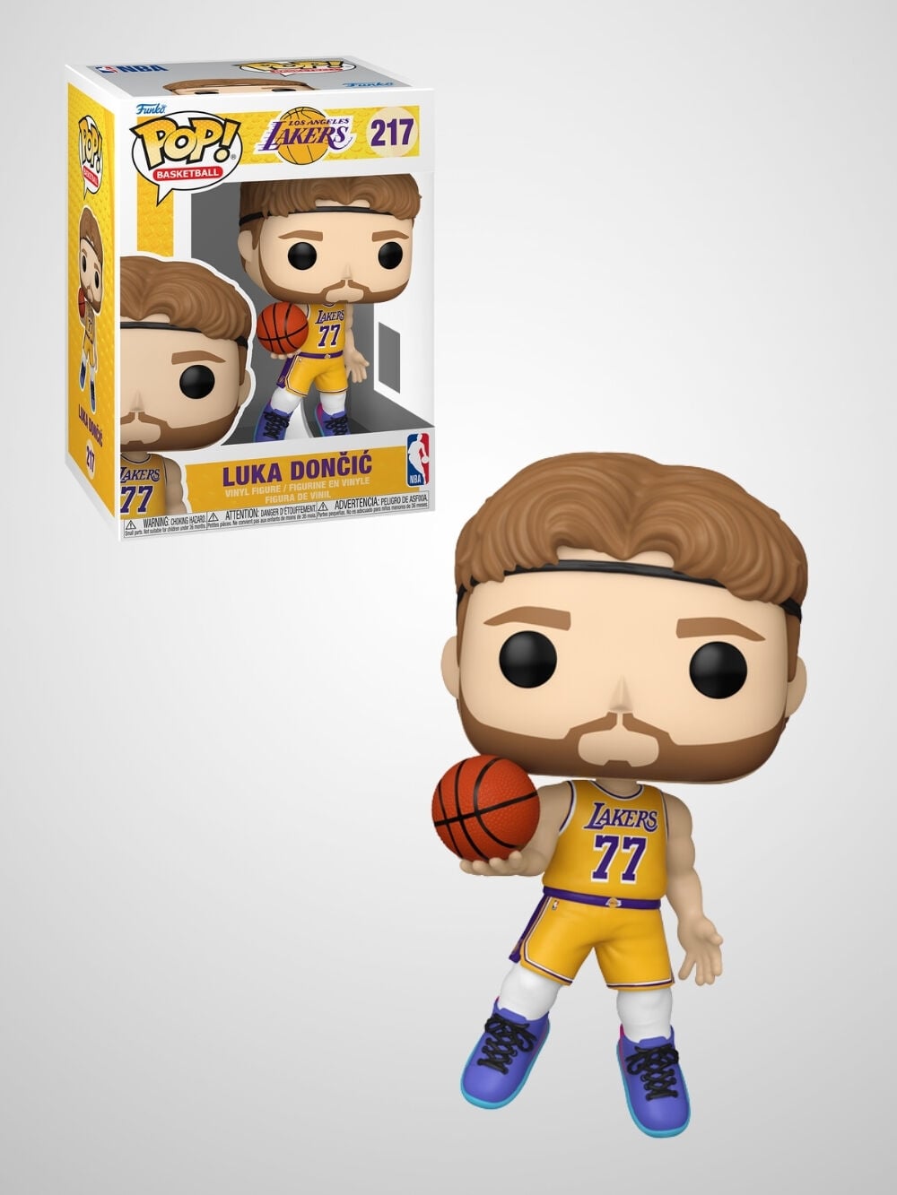 NBA LA Lakers - Luka Doncic (2025 Icon Edition Uniform) Funko Pop! Basketball Figür #217