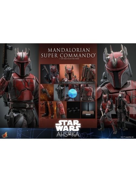 Star Wars: Ahsoka - Mandalorian Super Commando Captain 1/6 Scale Koleksiyon Figürü