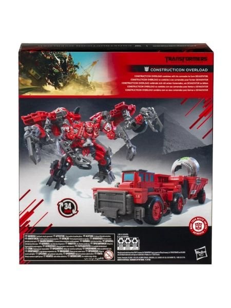 Transformers Studio Series Leader Class Constructicon Overload MTMTE Collection (Transformers: Revenge of the Fallen) Aksiyon Figürü