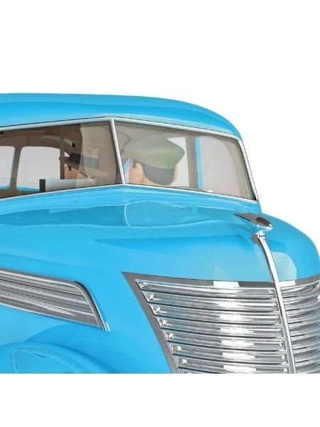 Tintin - The Cab of Marc Charlet (Le Taxi de Marc Charlet) 1/24 Scale Diecast Model Araç (No.38)