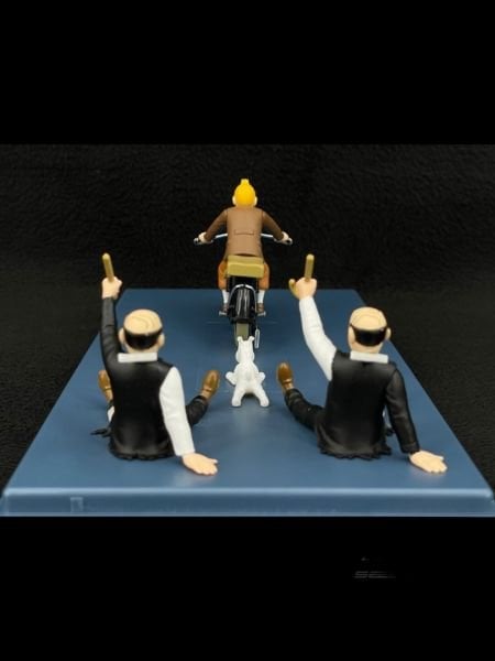 Tintin - Tintin's Motorbike (La Moto de Tintin) 1/24 Scale Diecast Model Araç (No.70)