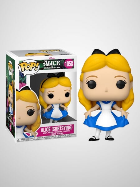Alice in Wonderland 70th Anniversary - Alice (Curtsying) Funko Pop! Disney Figür #1058