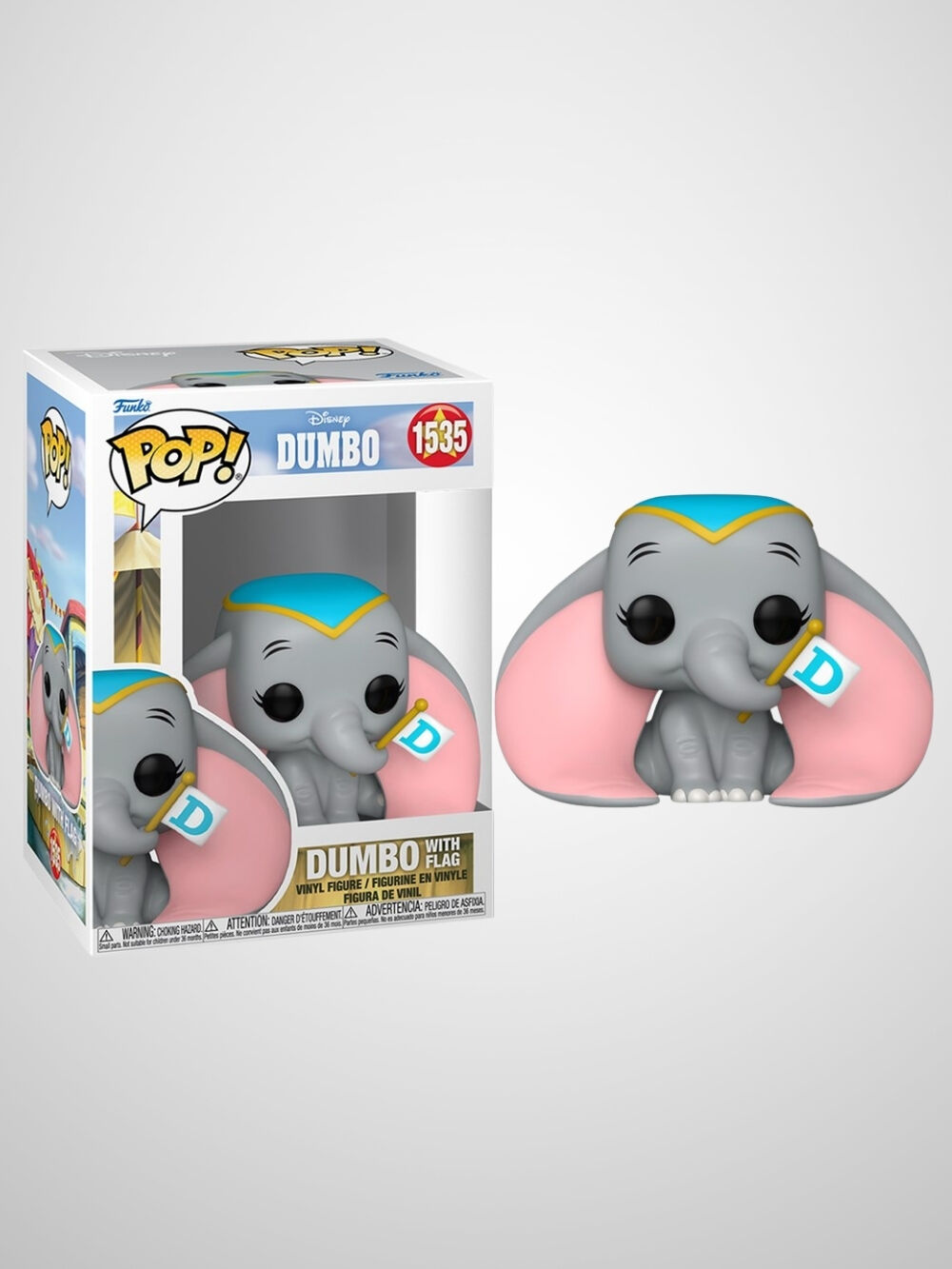 Dumbo - Dumbo with Flag Funko Pop! Disney Figür #1535