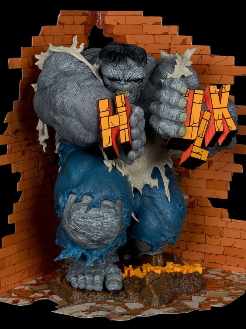 Marvel Comics - Hulk (The Incredible Hulk #345) 1/6 Scale Heykel (Çizgi Roman dahil)