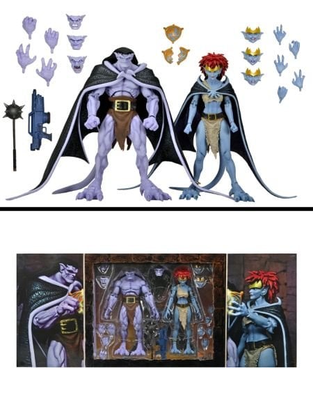 Disney's Gargoyles - Ultimate Goliath & Demona (Vows) İkili Aksiyon Figürü