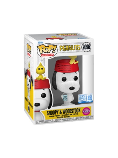 Peanuts - Snoopy with Woodstock Flocked (Exclusive) Funko Pop! Animation Figür #2096