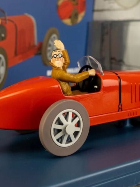 Tintin - The Bugatti of Bobby smiles (La type 35 de Bobby Smiles) 1/24 Scale Diecast Model Araç (No.41)