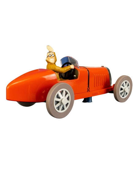 Tintin - The Bugatti of Bobby smiles (La type 35 de Bobby Smiles) 1/24 Scale Diecast Model Araç (No.41)