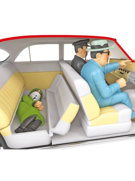 Tintin - Yellow Chrysler (La Voiture Des Ravisseurs) 1/24 Scale Diecast Model Araç (No.39)