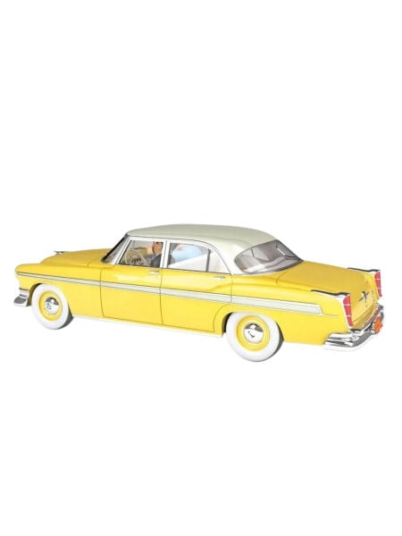 Tintin - Yellow Chrysler (La Voiture Des Ravisseurs) 1/24 Scale Diecast Model Araç (No.39)