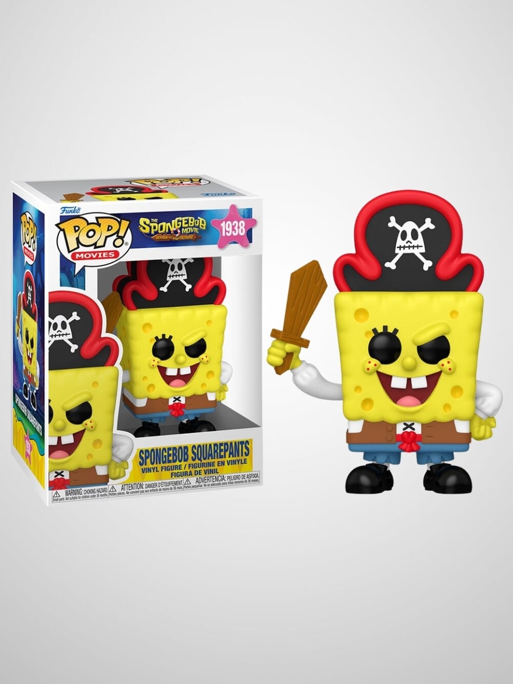 Spongebob Movie - SpongeBob SquarePants (Pirate) Funko Pop! Movies Figür #1938