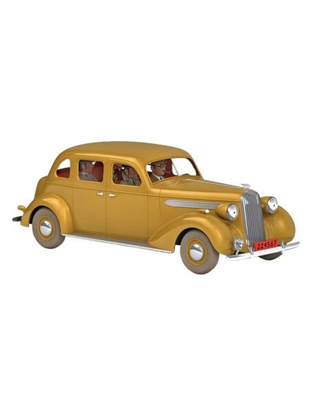 Tintin - The Buick Beige (La conduite intérieure beige) 1/24 Scale Diecast Model Araç (No.36)