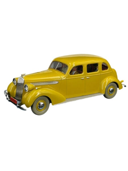 Tintin - The Buick Beige (La conduite intérieure beige) 1/24 Scale Diecast Model Araç (No.36)