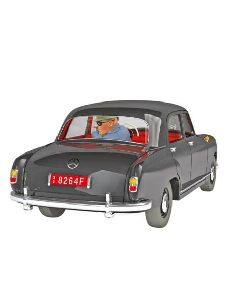 Tintin - Mercedes 180 Borduria (La Voiture des Agents Bordures) 1/24 Scale Diecast Model Araç (No.43)