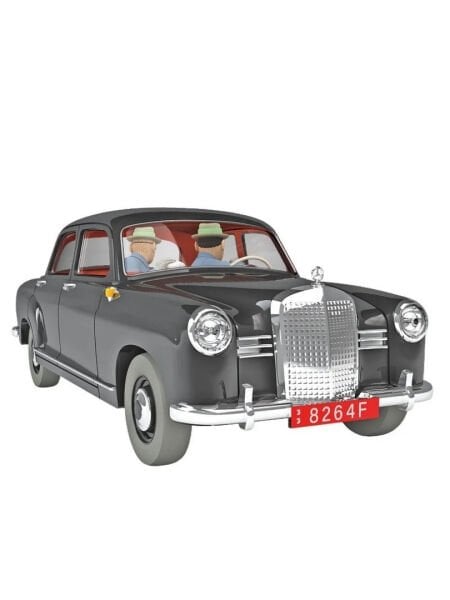 Tintin - Mercedes 180 Borduria (La Voiture des Agents Bordures) 1/24 Scale Diecast Model Araç (No.43)