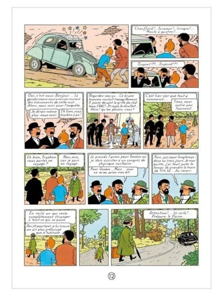 Tintin - Mercedes 180 Borduria (La Voiture des Agents Bordures) 1/24 Scale Diecast Model Araç (No.43)