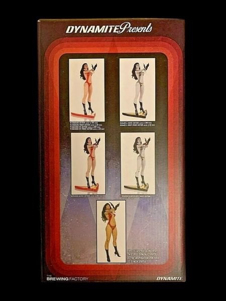 Vampirella Crimson Blood by Jose Gonzalez 50th Anniversary (B&W Variant) Limited Edition Heykel