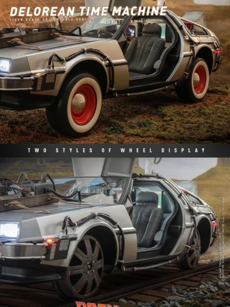 Back to the Future 3 - DeLorean Time Machine 1/6 Scale Koleksiyon Aracı
