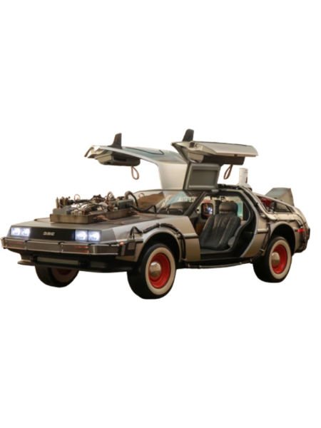 Back to the Future 3 - DeLorean Time Machine 1/6 Scale Koleksiyon Aracı
