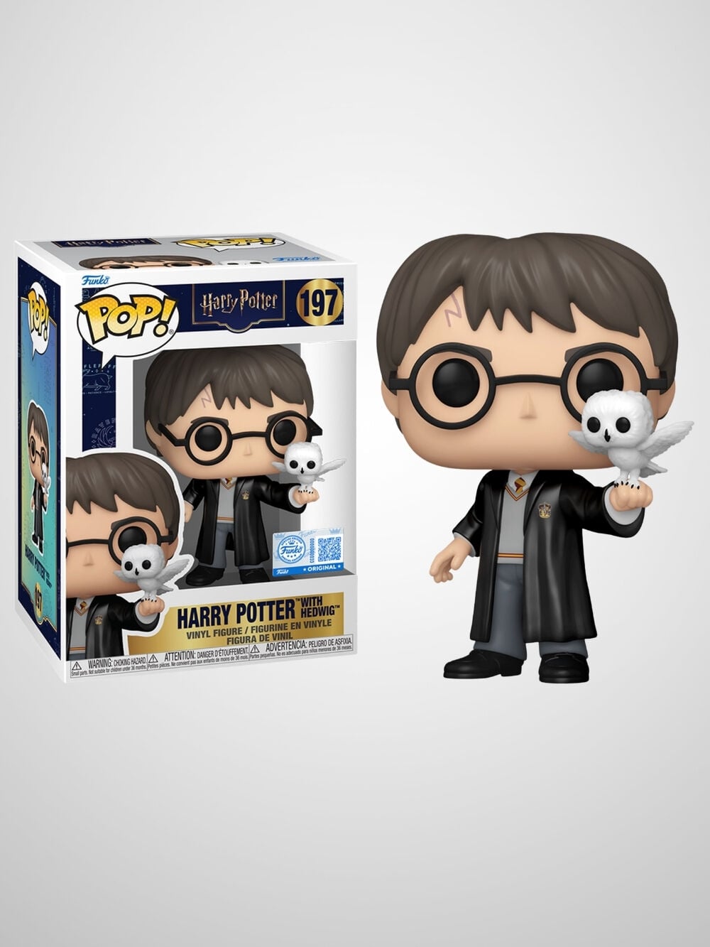 Harry Potter - Harry Potter with Hedwig (Exclusive) Funko Pop! & Buddy Figür #197