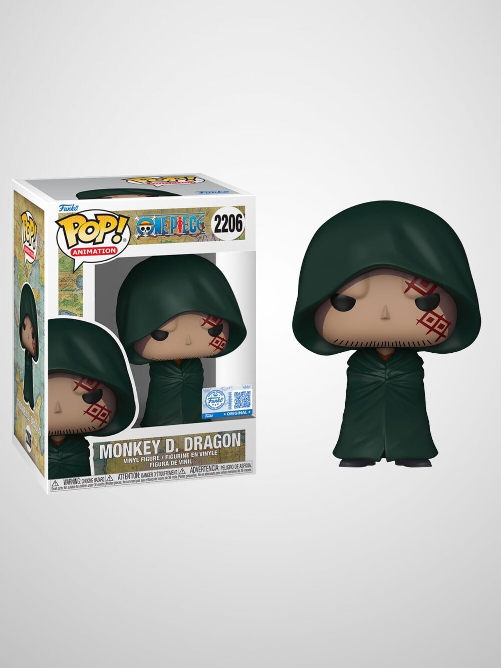 One Piece - Monkey D. Dragon Funko Pop! Animation Figür #2206