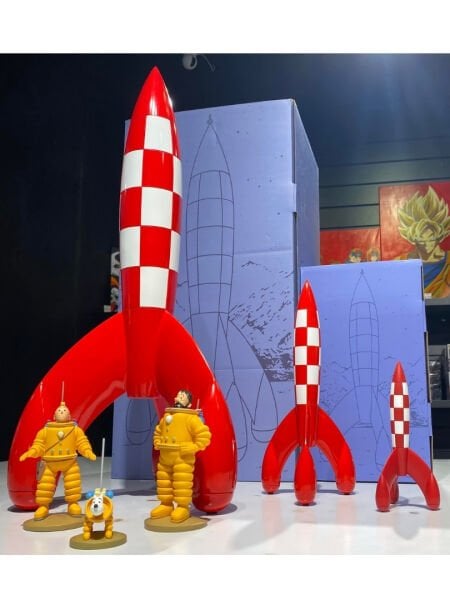 Tintin Rocket (17 cm) Figür