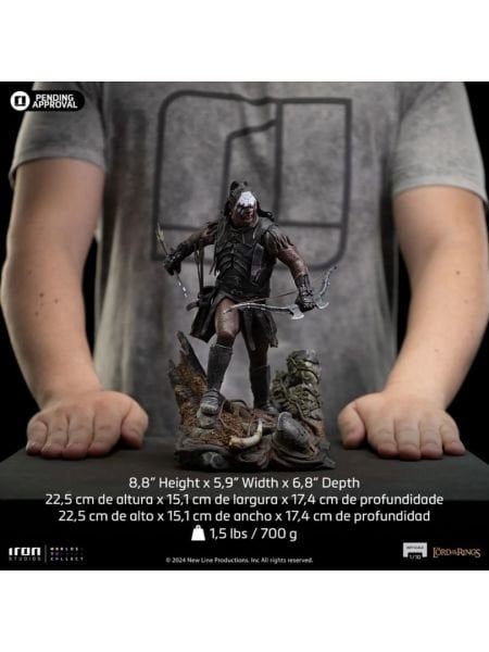 Lord of the Rings - Lurtz Uruk-Hai Leader 1/10 Art Scale Limited Edition Heykel