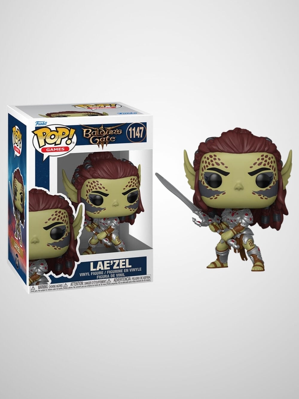 Baldurs Gate 3 - Lae'zel Funko Pop! Games Figür #1147