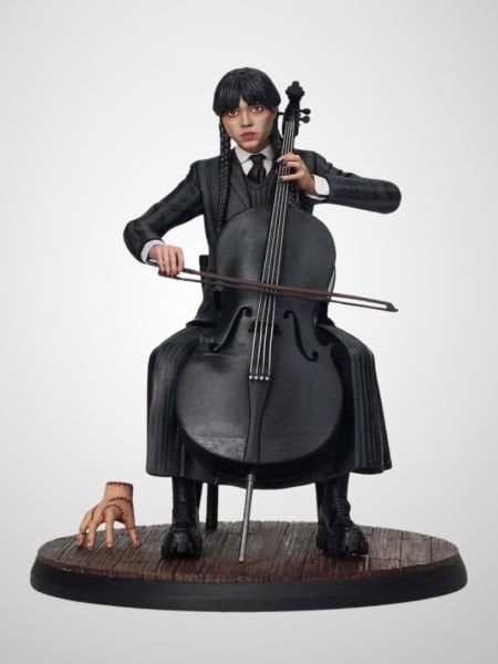 Wednesday (2022) - Wednesday with Cello and Thing Koleksiyon Figürü