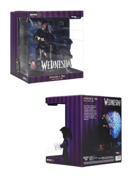 Wednesday (2022) - Wednesday with Cello and Thing Koleksiyon Figürü