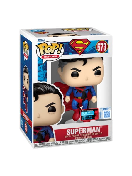 Superman - Superman (2025 Fall Convention Exclusive) Limited Edition Funko Pop! Heroes Figür #573