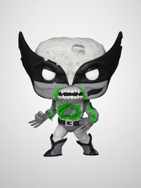 Marvel Zombies - Zombie Wolverine (Black & White) (Glows in the Dark) Funko Pop! Figür #662