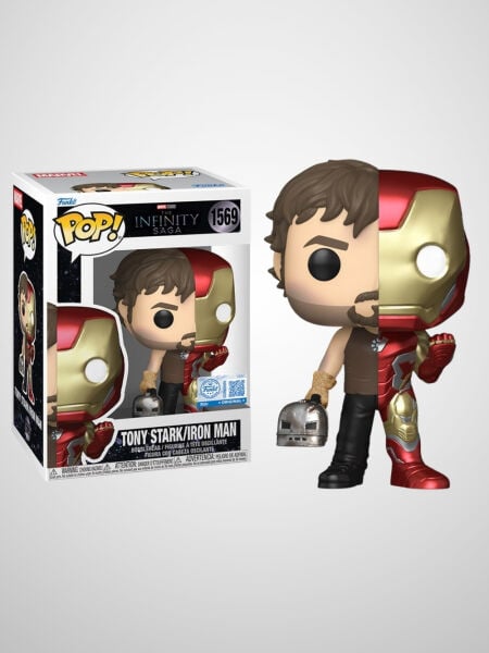 Marvel: The Infinity Saga - Tony Stark/ Iron Man Split (Exclusive) Funko Pop! Figür #1569