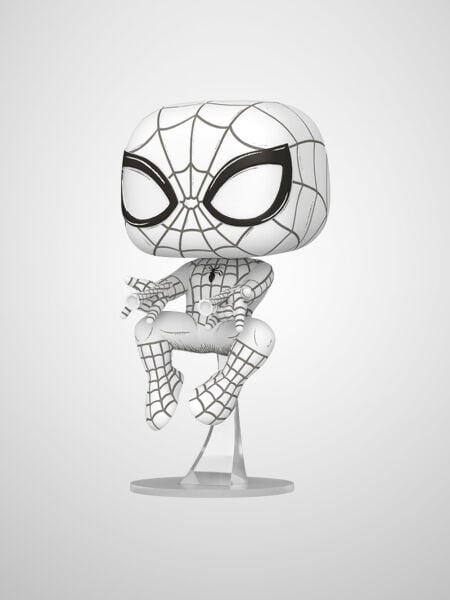 Marvel Sketched - Spider-Man Funko Pop! Figür #1574