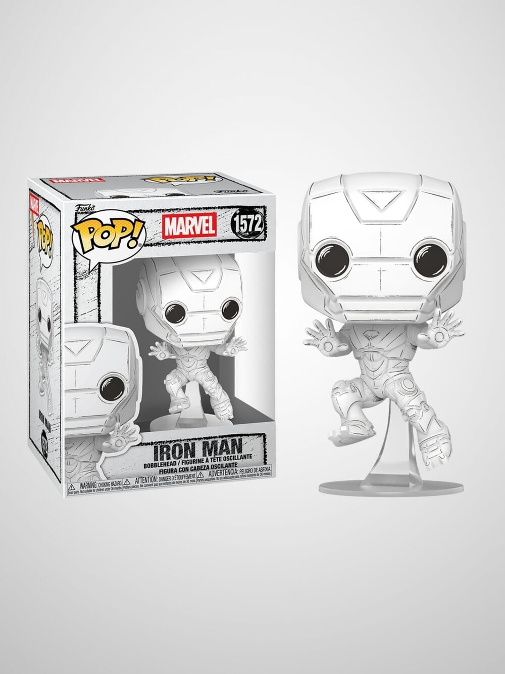 Marvel Sketched - Iron Man Funko Pop! Figür #1572