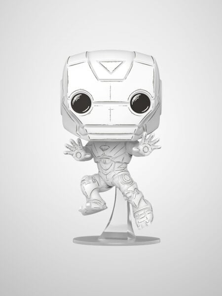 Marvel Sketched - Iron Man Funko Pop! Figür #1572