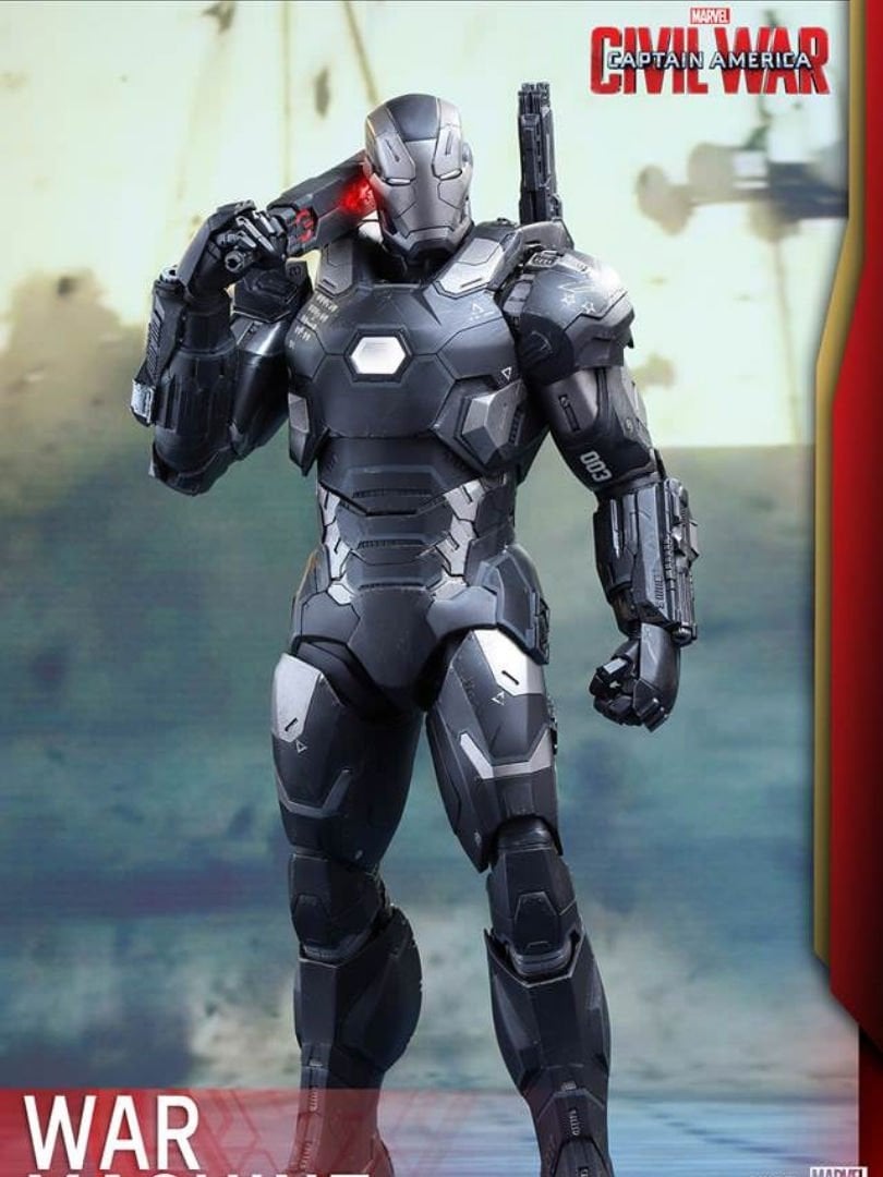 Captain America: Civil War - War Machine Mark III 1/6 Scale Diecast Koleksiyon Figürü