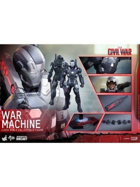 Captain America: Civil War - War Machine Mark III 1/6 Scale Diecast Koleksiyon Figürü