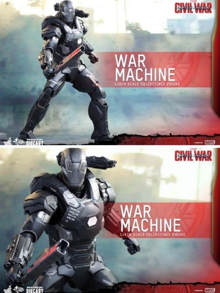 Captain America: Civil War - War Machine Mark III 1/6 Scale Diecast Koleksiyon Figürü