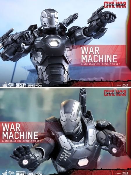 Captain America: Civil War - War Machine Mark III 1/6 Scale Diecast Koleksiyon Figürü