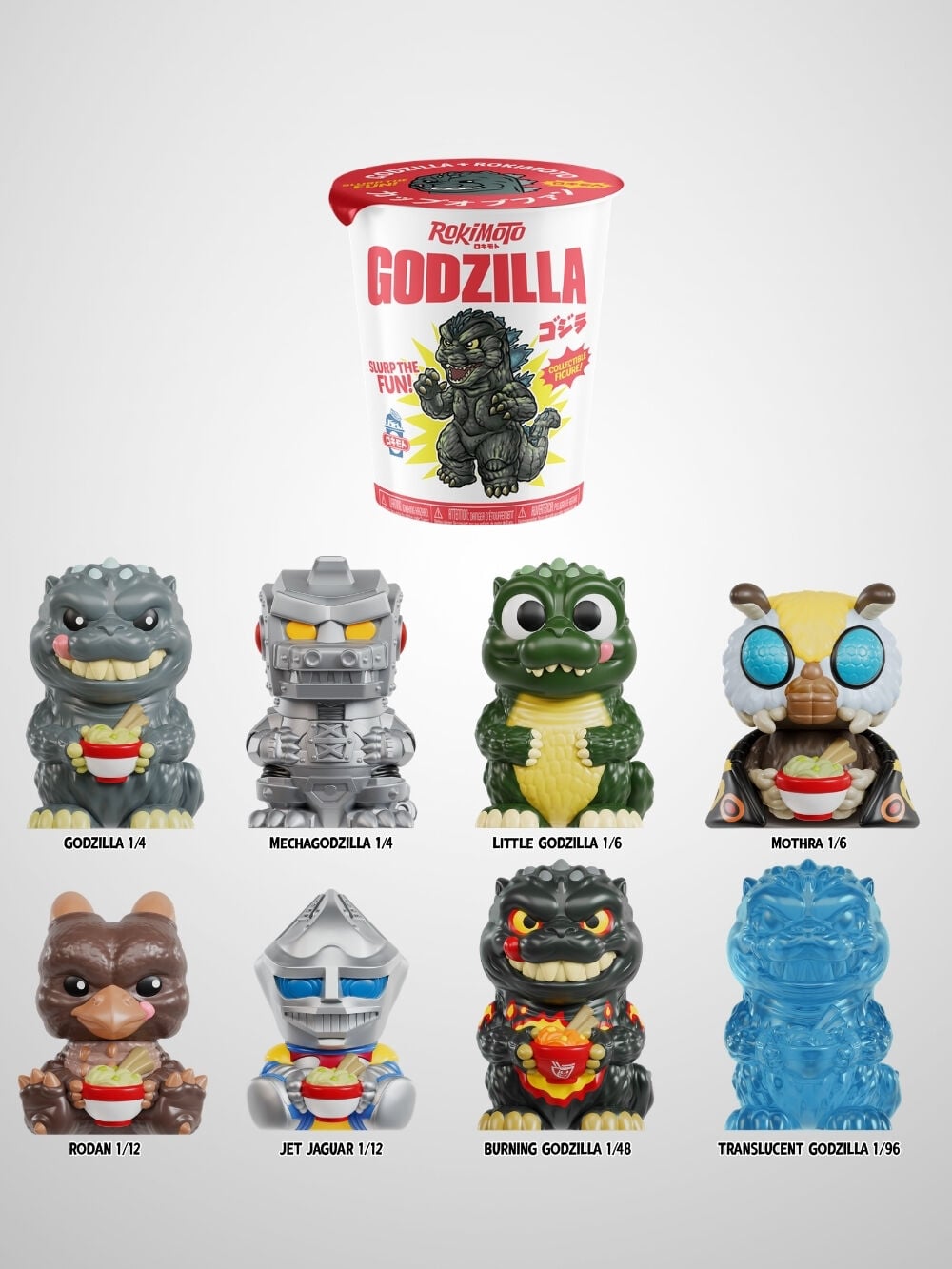 Godzilla - Rokimoto Mystery Cup Wave 3 Sürpriz Bardak Koleksiyon Figürü