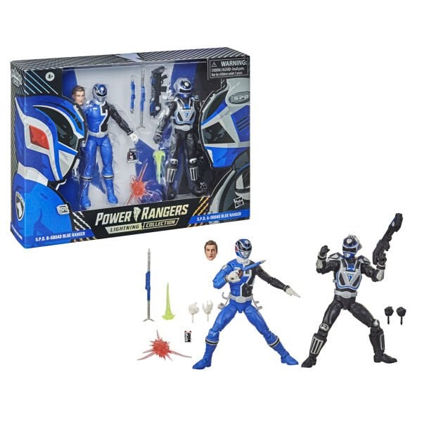 Power Rangers Lightning Collection S.P.D. B-Squad Blue Ranger Vs A-Squad Blue Ranger Spectrum Variant 2'li Figür