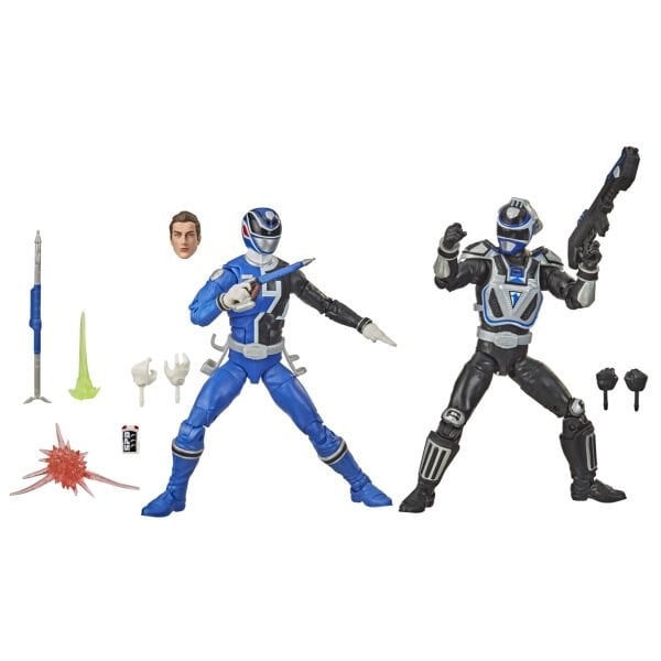 Power Rangers Lightning Collection S.P.D. B-Squad Blue Ranger Vs A-Squad Blue Ranger Spectrum Variant 2'li Figür