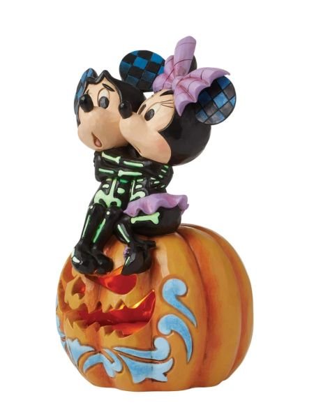 Disney Traditions - Mickey & Minnie Pumpkin Işıklı Heykel