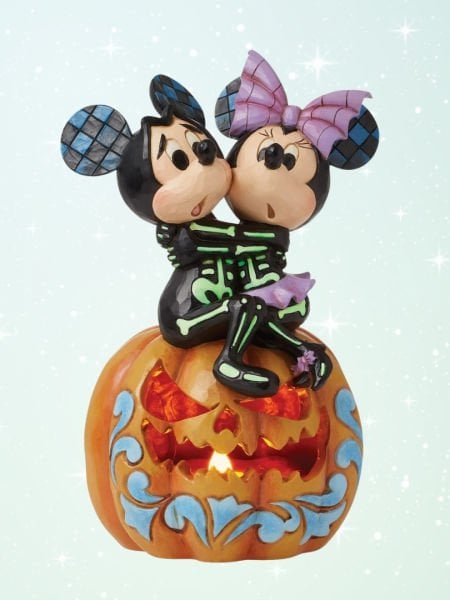Disney Traditions - Mickey & Minnie Pumpkin Işıklı Heykel
