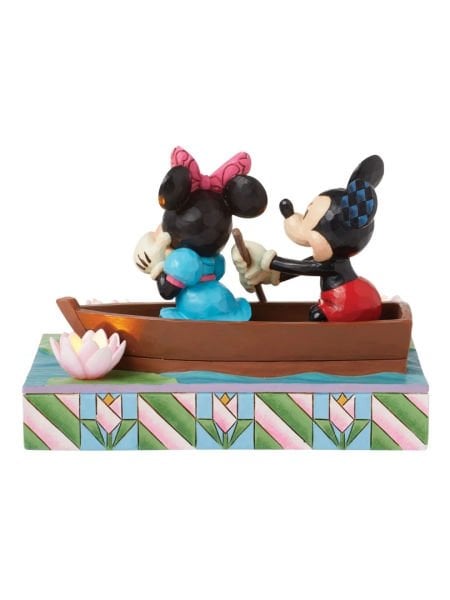 Disney Traditions - Mickey & Minnie Love Rowboat Işıklı Heykel